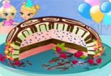 لعبة صنع كعكة الآيس كريم بالاوريو لذيذة جدا