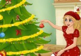 لعبة وقت تزيين شجرة الميلاد الاحتفالية